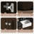 Abramowitz 48" Freestanding Single Apron Farm Sink Bathroom Vanity With Black Marquina Quartz Top