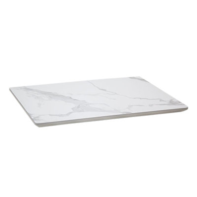 30" x 60" Sintered Stone Table Top in Carrera White Color