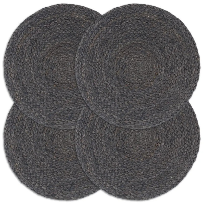 Ferrin Jute Solid Colour Round Placemat