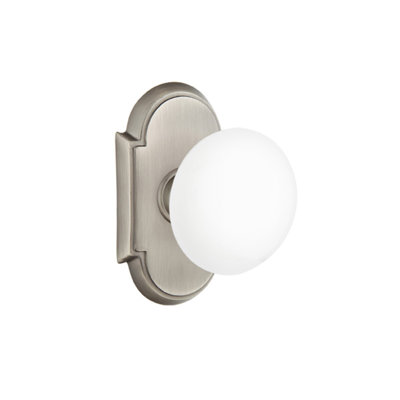 Privacy Door Knob with Arch Rosette