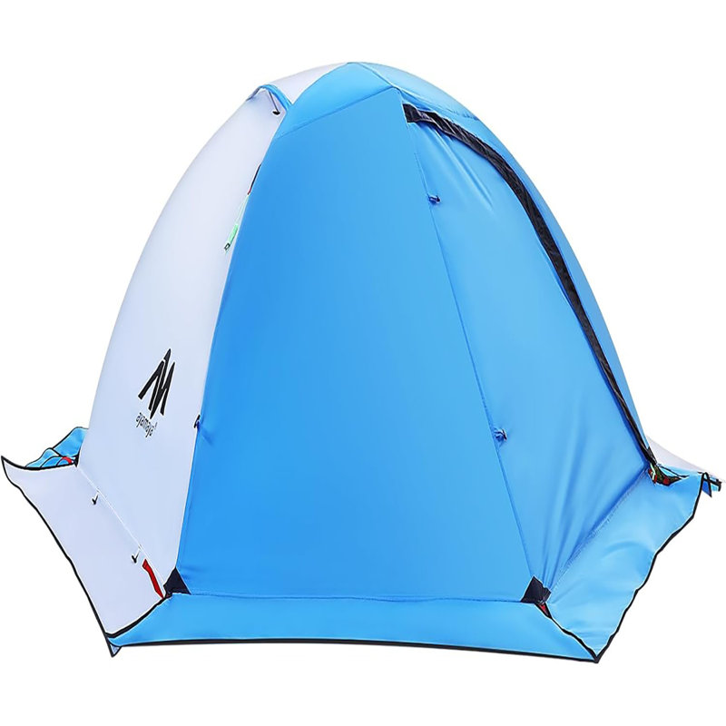 Tente orange pour 2 personnes, Bleu