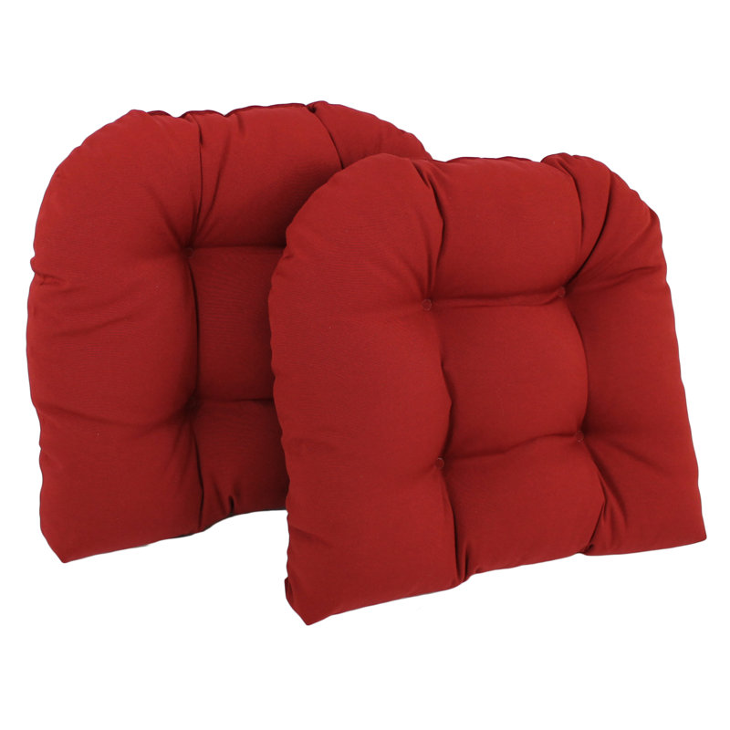 Outdoor 5'' Seat Cushion, Ruby Red, Twill