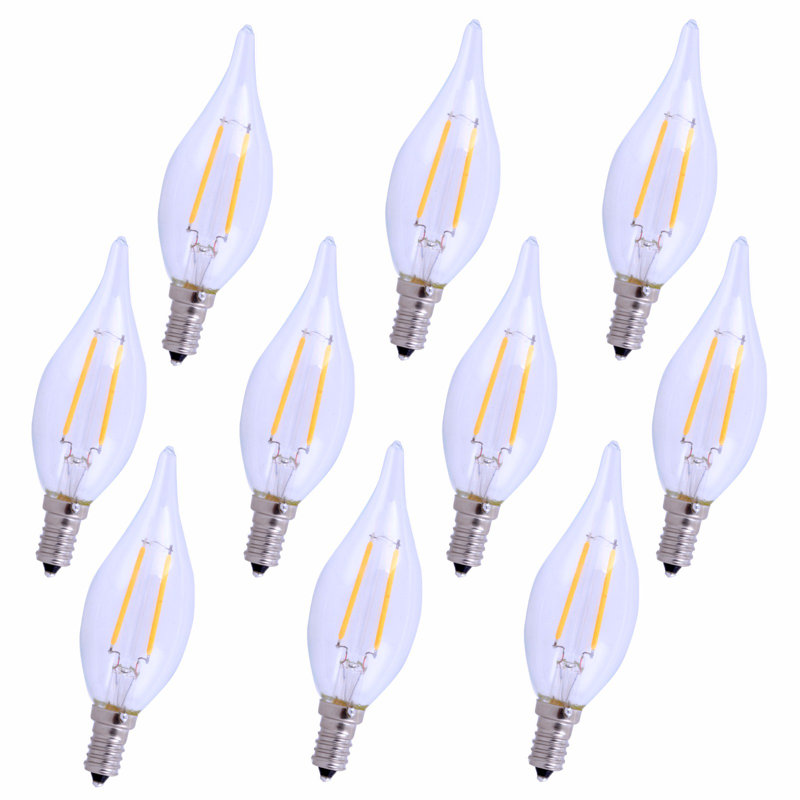Ampoule DEL 2,5 W (25 watts équivalente) à intensité variable, culot E12 / candélabre, 2700 K