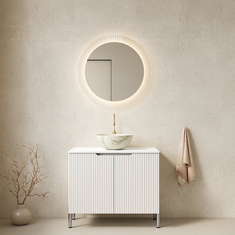 Ensemble de meuble-lavabo avec lavabo 30 po TURIO, Blanc