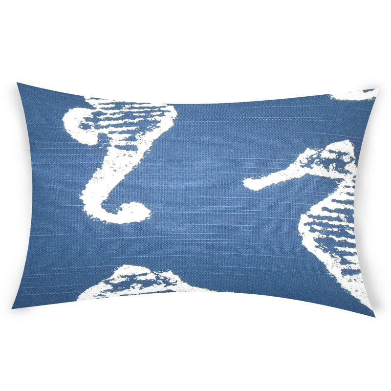  Housse et insert rectangulaires en coton, Bleu, 14 po x 48 po