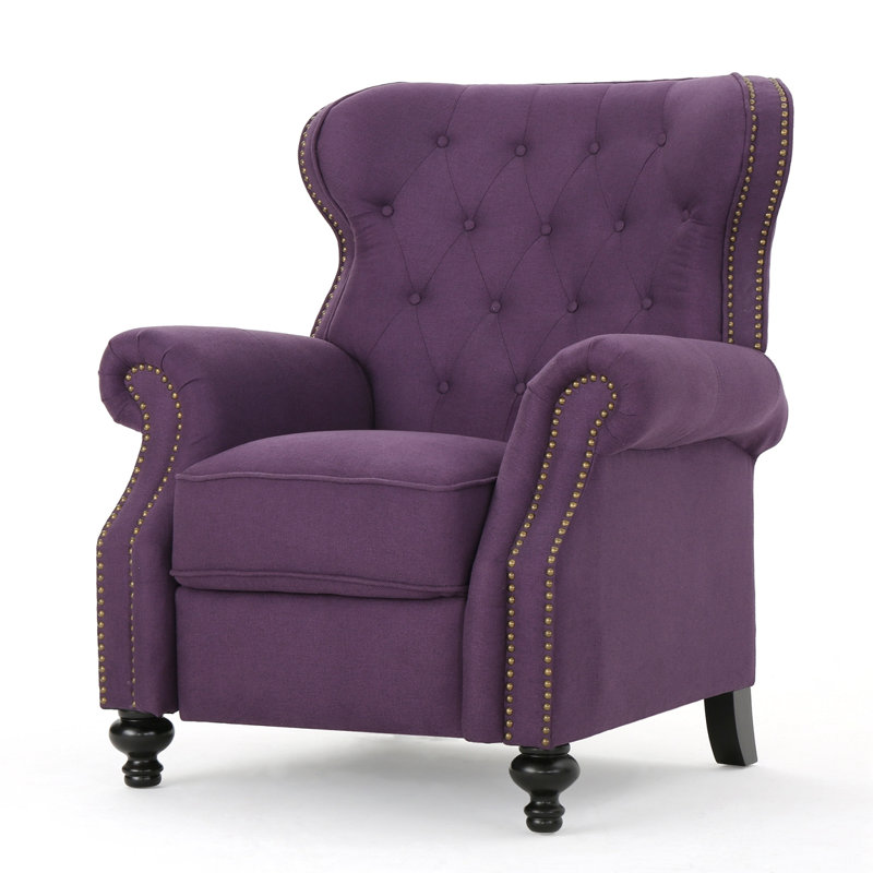  Lothrop 35.83'' Wide Manual Standard Recliner, Recliner Chair, Swivel Recliner, Living Room Side Chairs