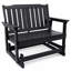 Banc d'extérieur, banc de véranda résistant aux intempéries avec capacité de 560 lb-488113229