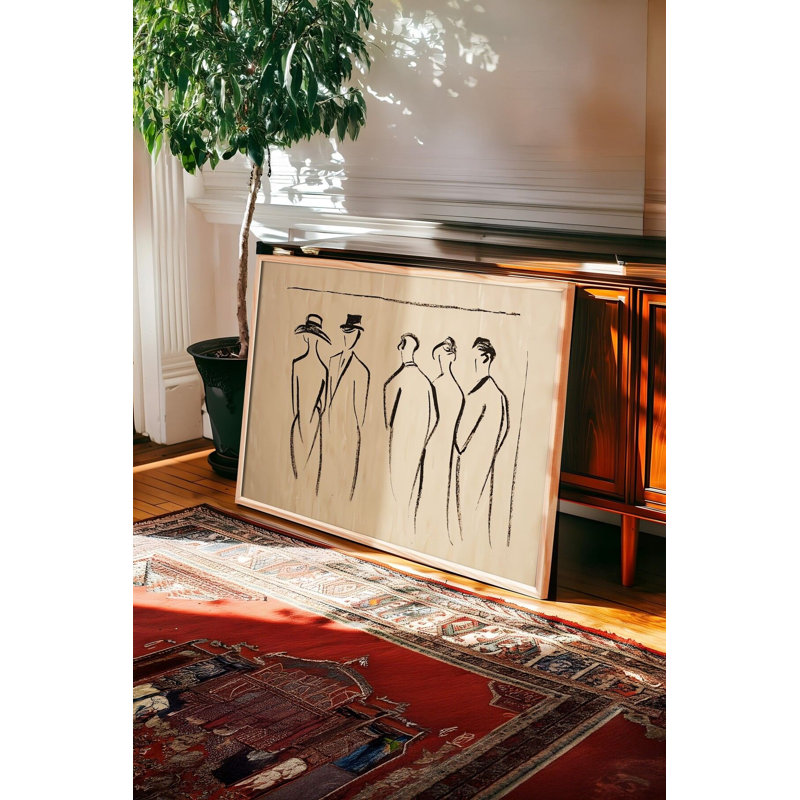 Peinture décorative encadrée