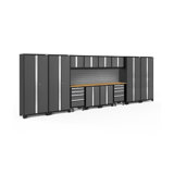 Bold Series 216-in W x 76.75-in H Steel Garage Storage System