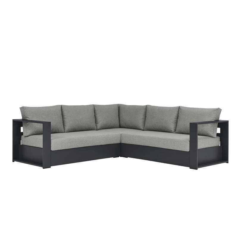 Ensemble de canapé modulaire 3 pièces Modway Tahoe, Gris