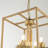 Ombret 4-Light Square Woven Rattan Chandelier