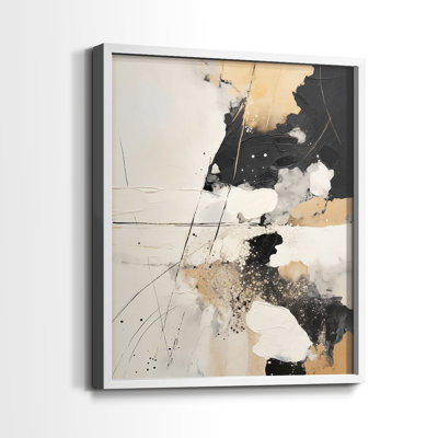 ABSTRACT Series - Impression encadrée de qualité supérieure - Prêt à être accroché - Aucun clou requis