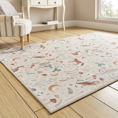 Animal Print Digitally Printed 152cm X 230cm Area Rug