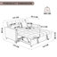 Buncombe 2 Seater Velvet Sofa Bed-1159241654