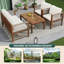 4 - Person Acacia Wood Lounge Set With Cushions-1023825082