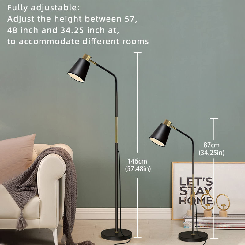 Ammadies 146cm Arched Floor Lamp