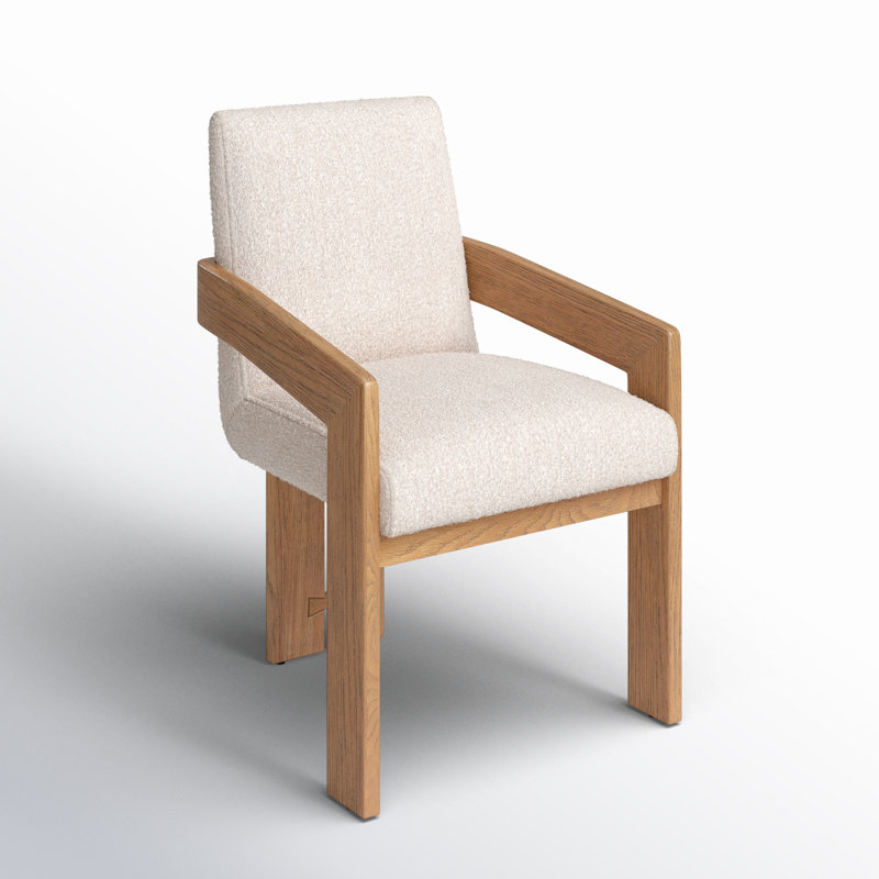 Roxy Dining Armchair, Gibson Black, Cream/Light Brown, Cream/Light Brown_2