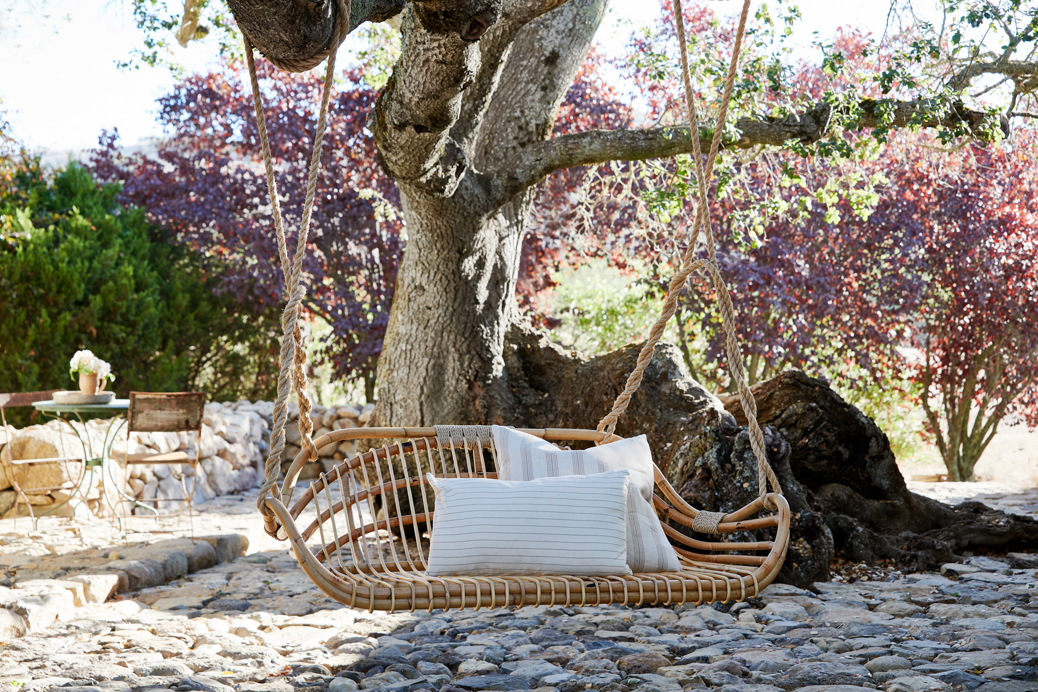 Woven San Blas Hanging Bench in Natural Perigold