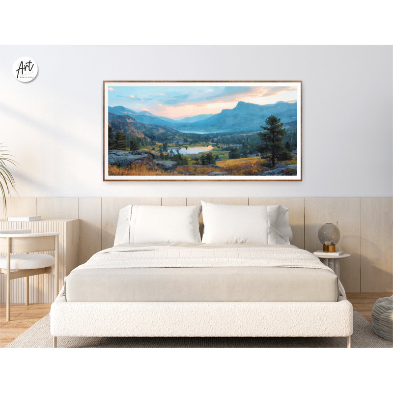 Rocky Mountain National Park Poster, Canvas Large Panoramic Print, Unframed Poster, 24" H x 48" W