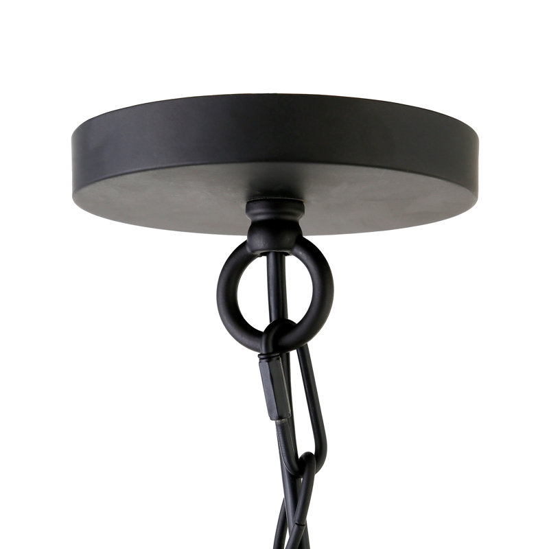 Verona 1 - Light Single Pendant, Blackened Bronze, Seeded