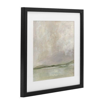 «A Wash Of Colours Neutrals», reproduction d'art sous verre, design par Kristen Dalpiaz