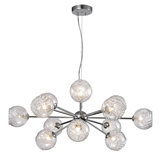 Earleville 12 - Light Dimmable Sputnik Sphere Chandelier