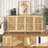4 Doors Buffet Storage Cabinet, Console Sideboard for Kitchen Dining Room Entryway