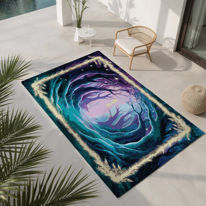 Tapis intérieur et extérieur Lush Veil, Rectangle 4pi x 6 pi