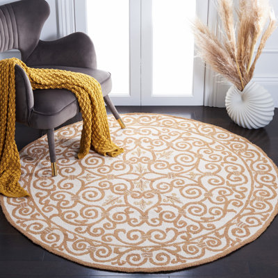 Bissette Hand Hooked Wool Pile Oriental Rug