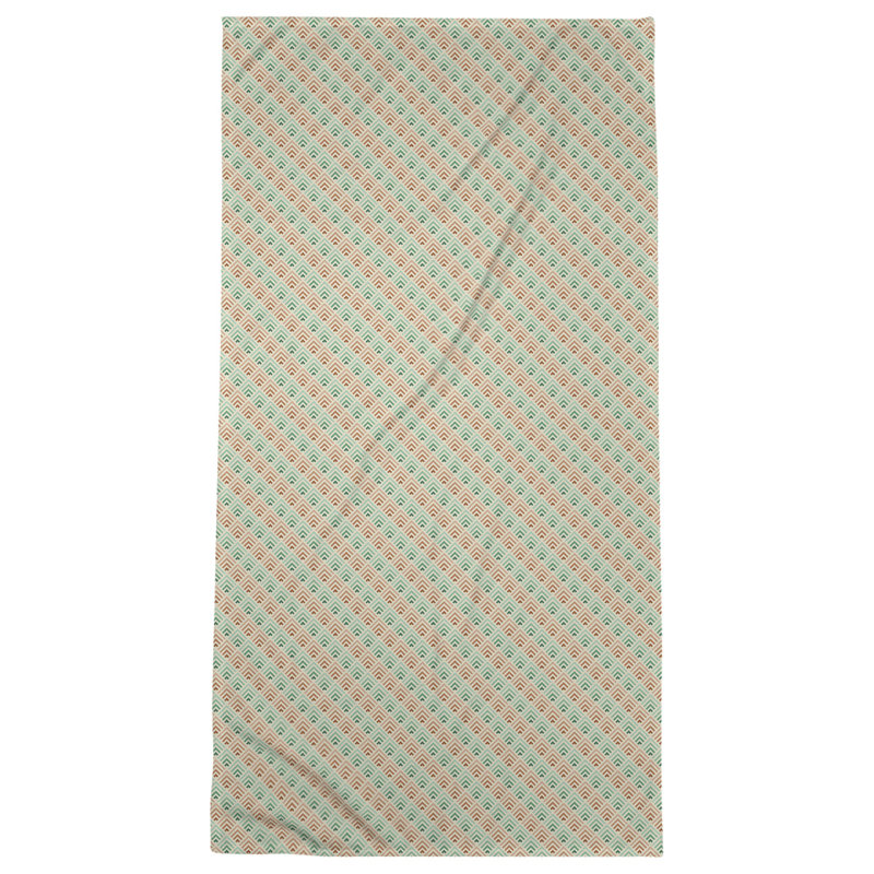 Katelyn Elizabeth Cotton Blend Bath Towel, Yellow/Green/Orange