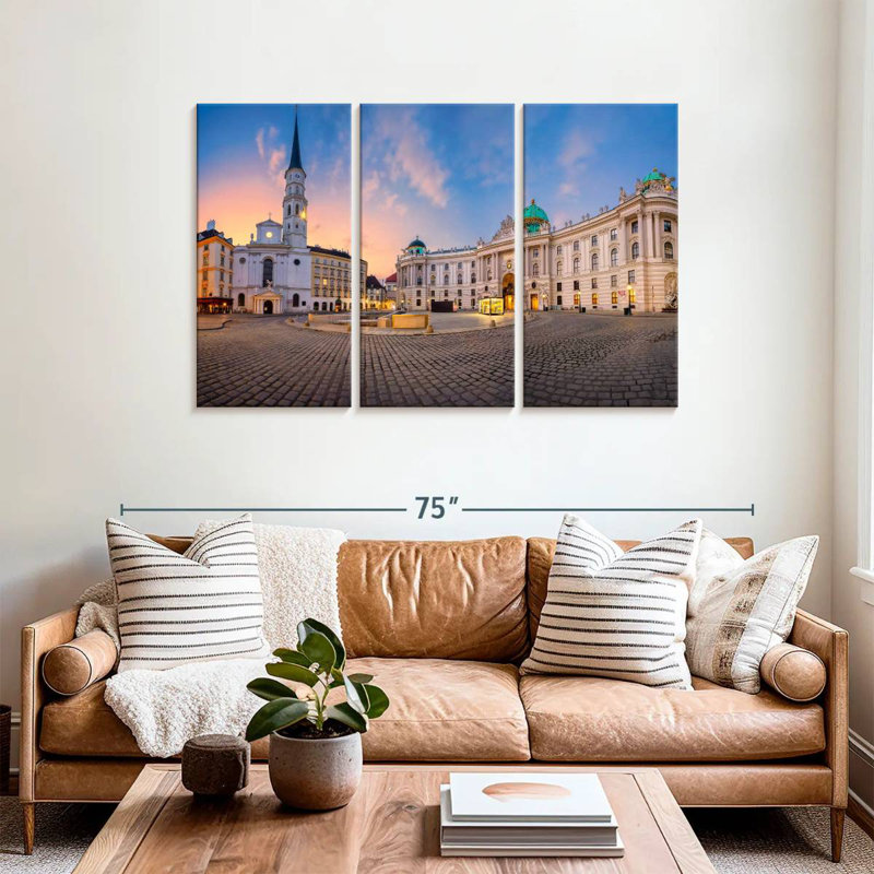 Rorry St. Michael Square In Vienna, 36" H x 57" W