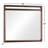 Rosy Solid Wood Rectangle Mirror