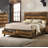 Jedriel Hegewisch Extra Large Storage Bed, Rustic Oak Finish (With Drawers)-47900863