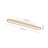 39.4" Modern Farmhouse Wood Grain Linear Oval Led Semi Flush Mount-1417864353