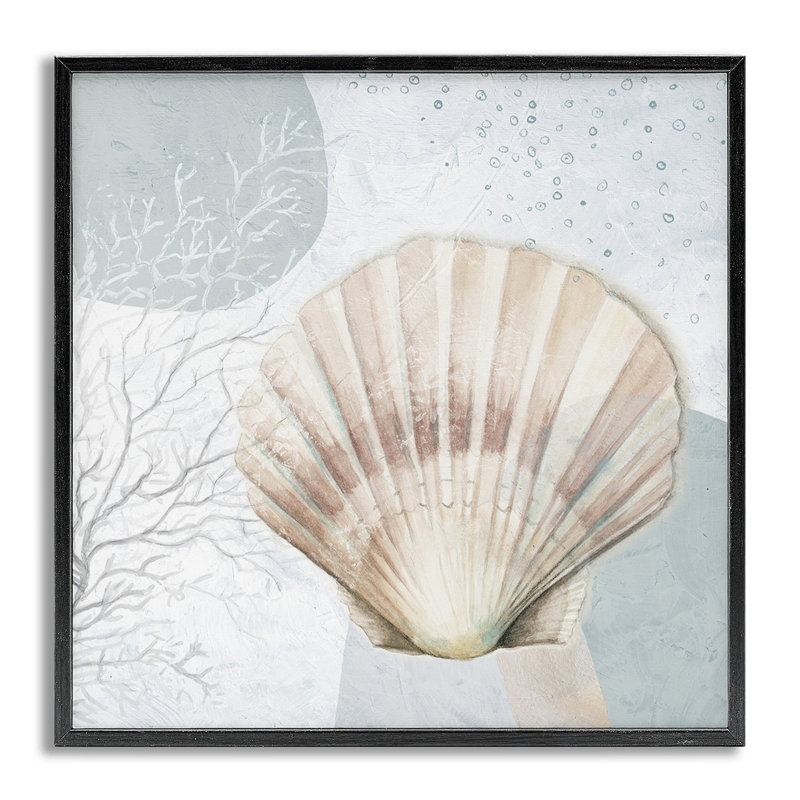 «Seashell Circle», estampe numérique par Patricia Pinto, Estampe numérique Farmhouse, H 17 po x l 17 po