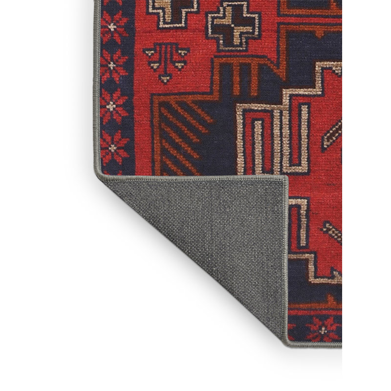 Tapis rouge à motif sud-ouest, Rectangle 2 pi x 3 pi