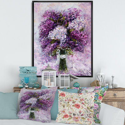 " Purple Hyacinth Bouquet "