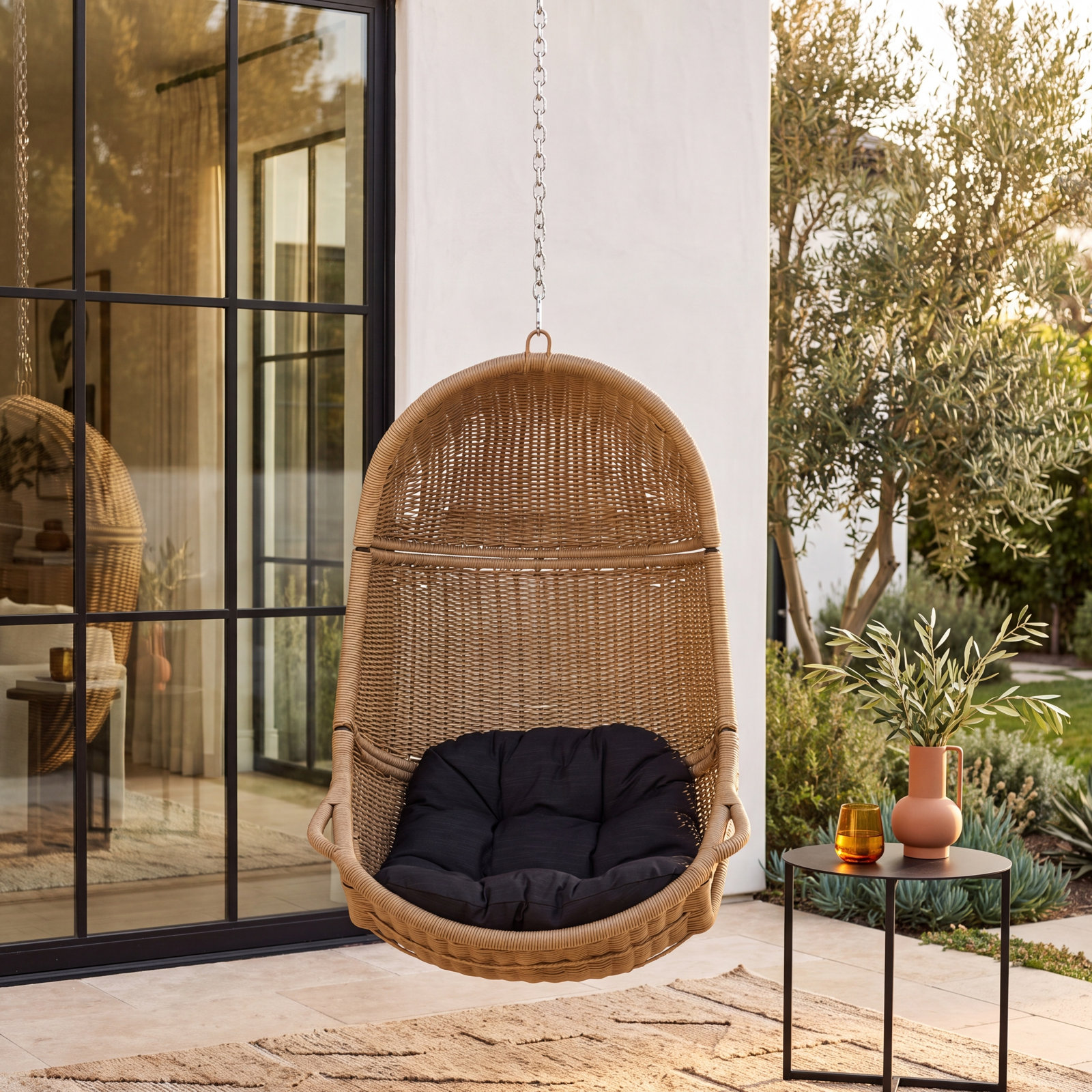 Swing Chair, Dark Gray