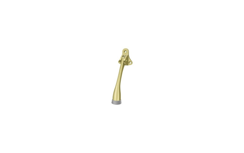 Deltana DHK5U19 5" Kickdown Holder in Paint Black, Bright Brass