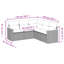 Vidaxl Garden Sofa Set, Cream White-114237401