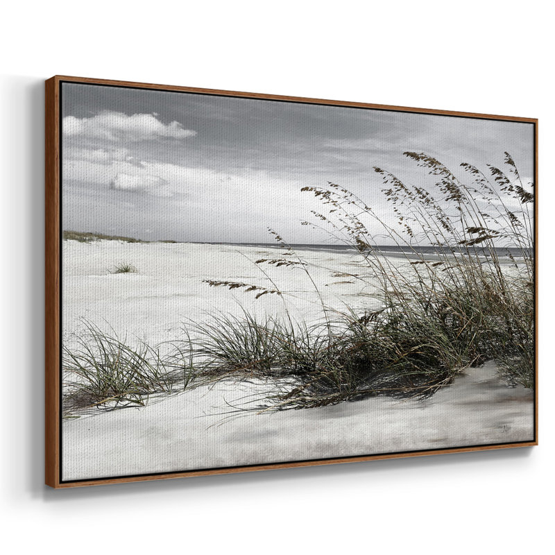 «Neutral Sea Oats», reproduction sur toile flottante, Noyer, H 25 po x l 37 po x P 2 po