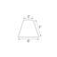 5'' H Crepe Empire Lamp Shade