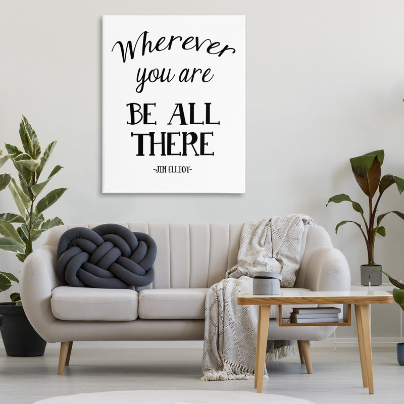 "Be All There Sentiment", art mural sur toile par Ashley Calhoun, H 48 po x l 36 po