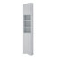 Armoire de rangement multi-fonctionnelle avec deux portes et tablettes réglables, tablette ouverte