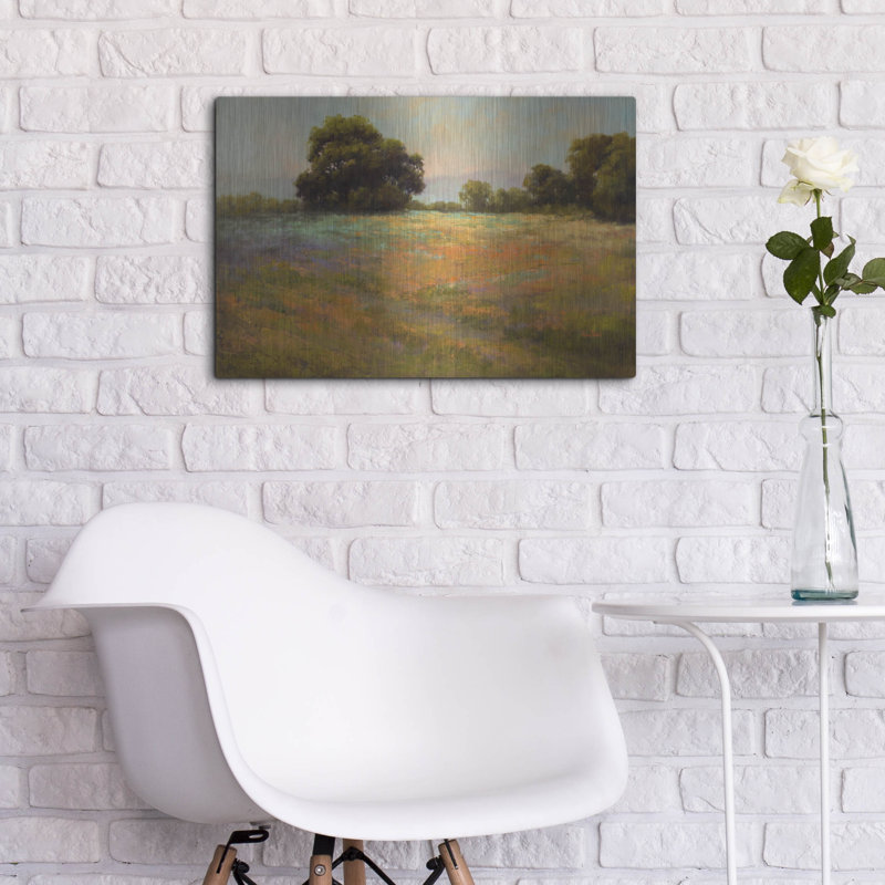 Art luxueux «Spring Meadow» par Alice Weil, H 16 po x l 24 po