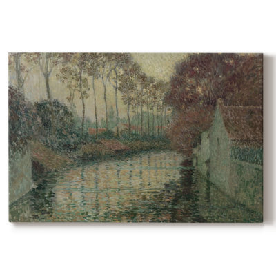 Paysages rétro-CCLxxi -Galerie enveloppée Cavas