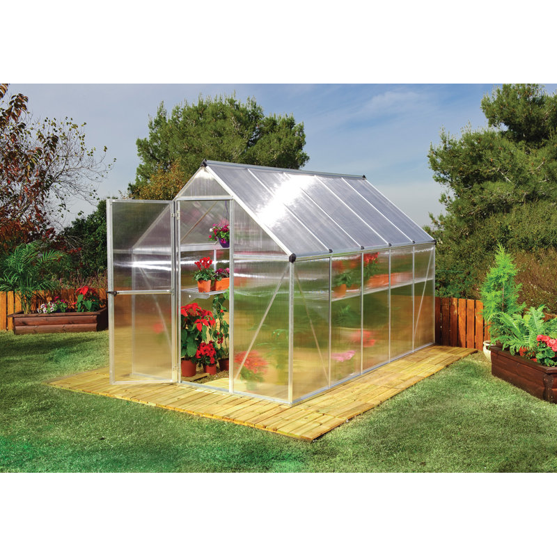 Layton 6 ft. W x 10 ft. D Hobby Greenhouse
