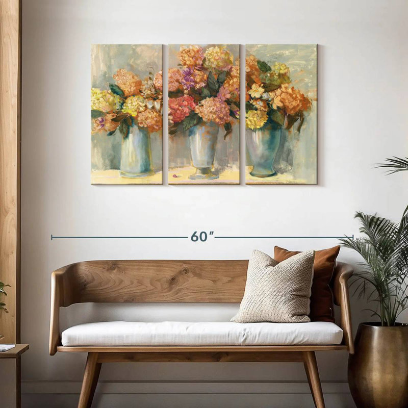 Harnek Fall Hydrangea Bouquets, 28" H x 45" W