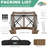 Pop Up Gazebo Screen Tent Screen House for Camping, 10x10 Screen Room with Mosquito Netting-104897144