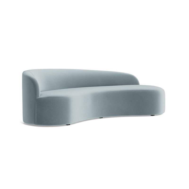 Sofia Left Arm Sofa, Performance Velvet - Harbor